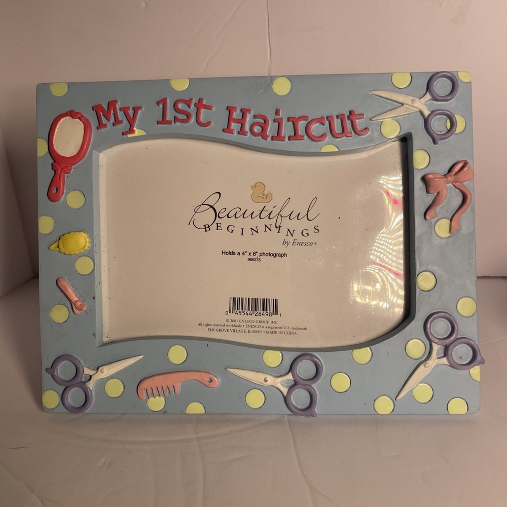 My First Haircut 4"C6" Picture Frame By Ends o